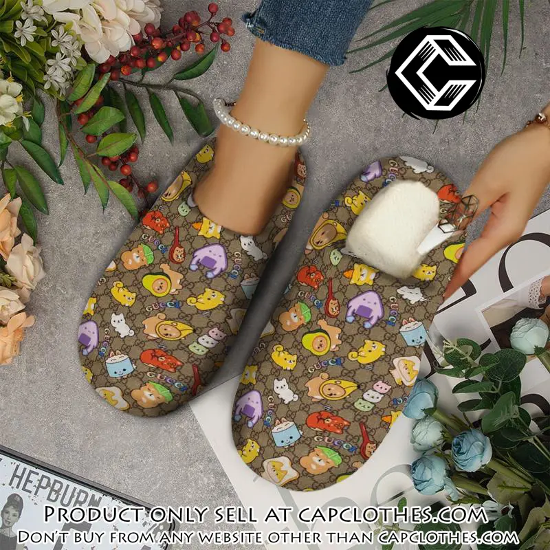 Gucci fleece slippers luxury inhouse slippers ihs1009 cc0125526